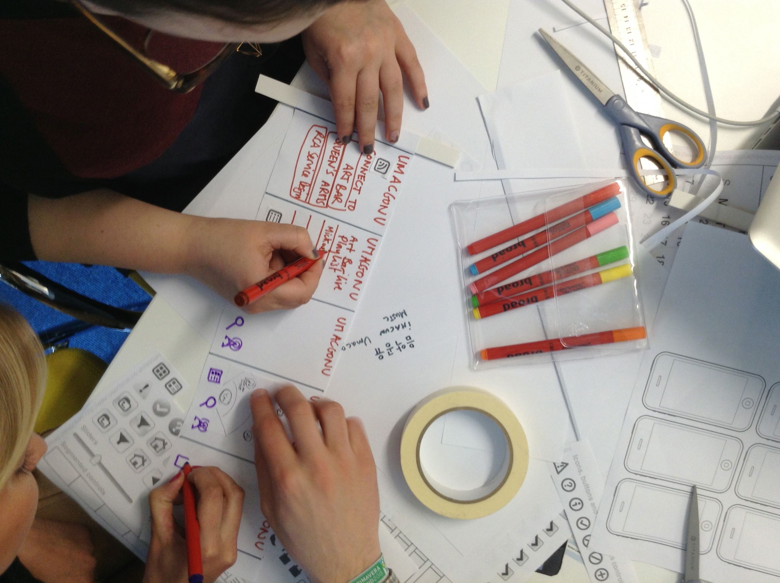 Prototype on paper | Research Imagining